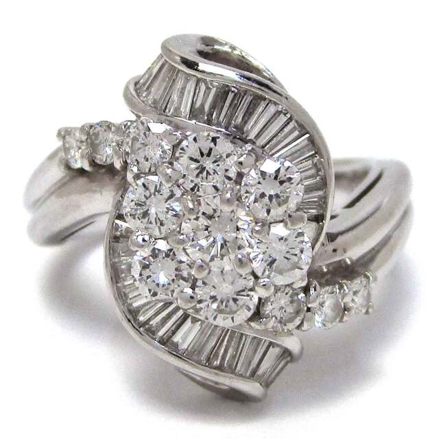 出品は9/7まで！天然ダイヤモンドリング 0.62ct/Pt900/11.5号 Shop KUBOTA / ダイヤモンド 0.50ct Pt900/18YG リング SHOW