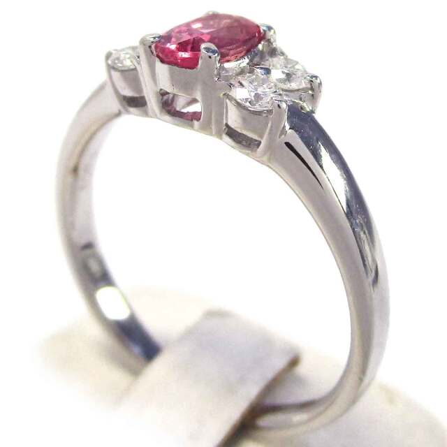 ダイヤ　リボンリング　Pt900 0.25カラット　13.5号 リボン 指輪 ダイヤモンド プラチナ900 ダイヤ 0.2ct 小指